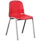 Trexus Polypropylene Chair Stackable Metal Frame H450mm Red Ref SN74W00