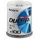 Sony DVD+R Recordable Disk Write-once on Spindle 16x Speed 120min 4.7GB Ref 100DPR120BSP [Pack 100]