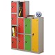 Trexus 2 Door Locker Hasp and Staple Lock ACTIVECOAT W305xD305xH1220mm Silver Green Ref 806489