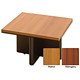 Elysium Square Coffee Table W600xD600xH360mm Walnut