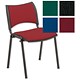 Trexus Plus Stacking Chair Back H325mm W480xD450xH460mm Burgundy