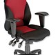 Influx Energize Aviator Task Chair Arms Headrest Back H600mm W520xD500xH460-570mm BlackClaret Ref SM30623