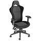 Influx Energize Racer Task Chair Arms Headrest Back H735mm W530xD480xH450-525mm Black Grey Ref A582B1STG