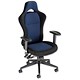 Influx Energize Racer Task Chair Arms Headrest Back H735mm W530xD480xH450-525mm Black Blue Ref A582B1STG