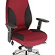 Influx Energize Driver Task Chair Adjustable Arms Headrest Back H620mm W490xD480xH460-540mm Black Claret