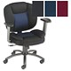 Influx Bounce Task Armchair Back H450-510mm W510xD450xH470mm Black Blue Ref SM-32995