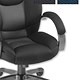 Influx Bounce Managers Armchair Back H450-530mm W540xD500xH540mm Black Grey Ref SM-32993