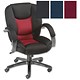Influx Bounce Managers Armchair Back H450-530mm W540xD500xH540mm Black Claret Ref SM-32993