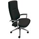 Adroit Vie High Back Chair Synchronous Tilt Back H740mm W520xD550xH430-540mm Onyx Ref KarismaOX