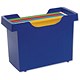 Leitz Plus Suspension Filing Box Stackable with 8 Pendaflex Files A4 W370xD162xH260 Blue Ref 19931035