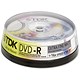 TDK DVD-R Recordable Disk Write-once Inkjet Print Spindle 16x 120min 4.7Gb Ref DVDR47PWCB25 [Pack 25]