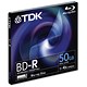 TDK Blu-ray BD-R Disk Recordable Write-once Cased 4x Speed 50GB Ref BDR504X [Pack 5]