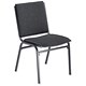 Trexus Maxi Stacking Chair Back H420mm W420xD420xH440mm Charcoal Ref PS902