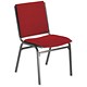 Trexus Maxi Stacking Chair Back H420mm W420xD420xH440mm Burgundy Ref PS902