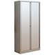 Image of Bisley A4 EuroTambour Including 4 Shelves W1000xD430xH1980mm Silver Frame and Shutters Ref ET410/19/4SS