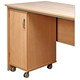 Tercel Post Room Cupboard Unit Mobile W365xD475xH795mm Beech