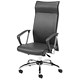 Influx Breeze F1 Executive Armchair Leather Look Back H690mm W500xD490xH440-510mm Black Ref 08EX08