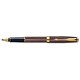 Parker Sonnet Chiselled Chocolate Rollerball Pen Gold Trim Ref S0808460