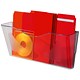 Deflecto Literature Wall Pocket Landscape W375xH178mm Crystal Ref CP074YTCRY