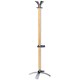 Alba Natty Hat and Coat Stand with Umbrella Ring Drip Tray and 4 Double Pegs H1670mm Beech Ref PMNATTY/C