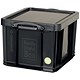 Image of Really Useful Storage Box - Black Plastic - 42 Litre