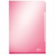 Leitz Premium Folder Cut Flush PVC Glossy 150micron for 30 Sheets A4 Red Ref 41530225 [Pack 100]