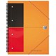Oxford International Meeting Book Twin Wirebound Double Margin Ruled 160 Pages A5+ Ref N001712 [Pack 5]
