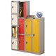 Trexus 4 Door Locker Hasp and Staple Lock ACTIVECOAT W305xD305xH1780mm Silver White Ref 862574