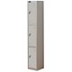 Trexus Plus 3 Door Locker Nest of 1 Extra Depth ACTIVECOAT W305xD460xH1780mm Silver Ref 863731