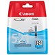 Image of Canon CLI-521C Inkjet Cartridge Cyan Ref 2934B001AA