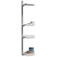 Trexus Top Shelf Extension Upright for Shelving Unit H1524mm White