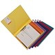 Rapesco Clamp Binder Polypropylene Internal Pocket Holds 100 Sheets A4 Assorted Ref 0793 [Pack 10]