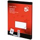 5 Star Office Addressing Labels Laser 65 per Sheet 38.1x21.2mm White [6500 Labels]