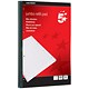5 Star Office Jumbo Pad Feint Sidebound Ruled with Margin 60gsm 4-Hole Punched 200 Sheets A4 [Pack 4]