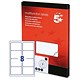 5 Star Office Labels Laser Copier and Inkjet 8 per Sheet 105x71mm [800 Labels]