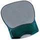 Compucessory Mouse Mat Pad with Wrist Rest Gel Translucent Blue Ref CCS55303