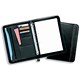 Masters Conference Folder Koskin Zipped 4-Ring for A4 Pad W260xD50xH360mm Black Ref 2795