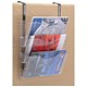 Deflecto Literature Hot Files Landscape 3 Pockets W380xD102xH176mm Clear [Pack 3]