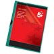 5 Star Office Clip Folder 3mm Spine for 25 Sheets A4 Green [Pack 25]