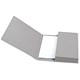 5 Star Premier Document Wallet Full Flap 285gsm Capacity 32mm Foolscap Grey [Pack 50]