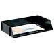 5 Star Letter Tray Wide Entry High-impact Polystyrene Stackable Black