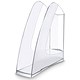 5 Star Office Magazine Rack File Low Sill W80xD254xH310mm Crystal