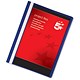 5 Star Office Project Flat File Lightweight Polypropylene with Indexing Strip A4 Dark Blue [Pack 5]