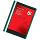5 Star Office Project Flat File Lightweight Polypropylene with Indexing Strip A4 Green [Pack 5]