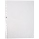 5 Star Office Punched Pocket Polypropylene Top and Side-opening 60 Micron A4 Glass Clear [Pack 100]