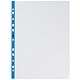 5 Star Premier Punched Pocket Polypropylene Top-opening 80 Micron A4 Clear [Pack 100]