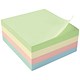 5 Star Office Re-Move Notes Cube Pad of 320 Sheets 76x76mm Pastel Rainbow