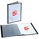 5 Star Office Display Book Rigid Cover Personalisable Polypropylene 30 Pockets Black