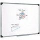 5 Star Whiteboard Drywipe Magnetic with Pen Tray and Aluminium Trim W1800xH1200mm