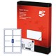 5 Star Office Addressing Labels Laser 8 per Sheet 99.1x67.7mm White [2000 Labels]